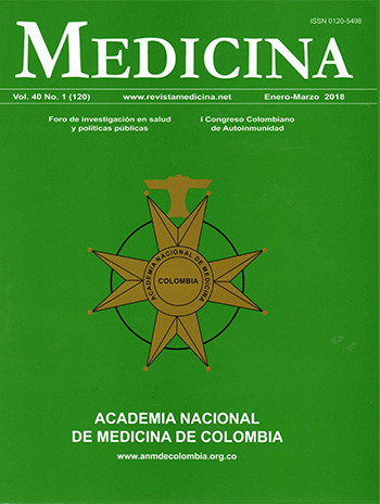					Ver Vol. 40 Núm. 2 (2018): Revista Medicina 121
				